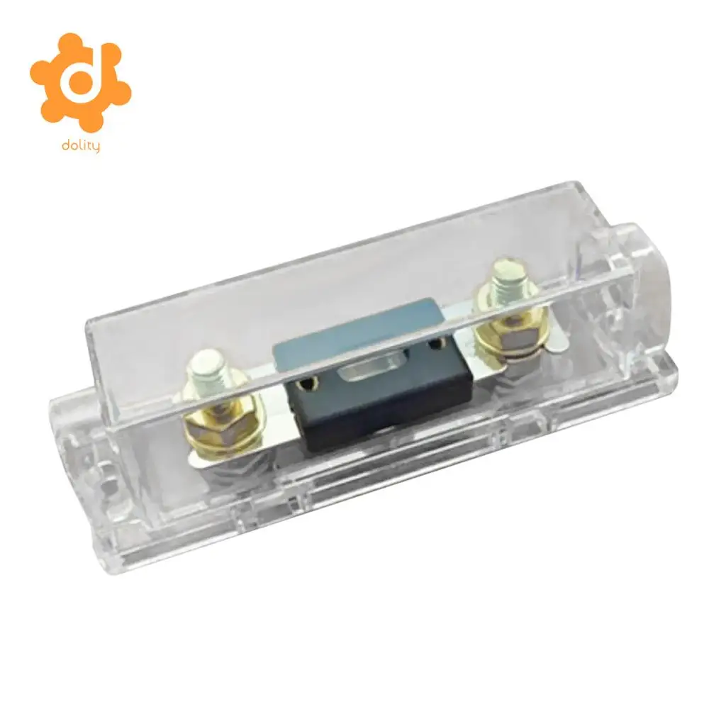 dolity 0 4 8 Gauge Inline ANL Fuseholder Fuse Holder Box with 50A 80A 100A 120A 150A 200A 250A 300A ANL Fuse