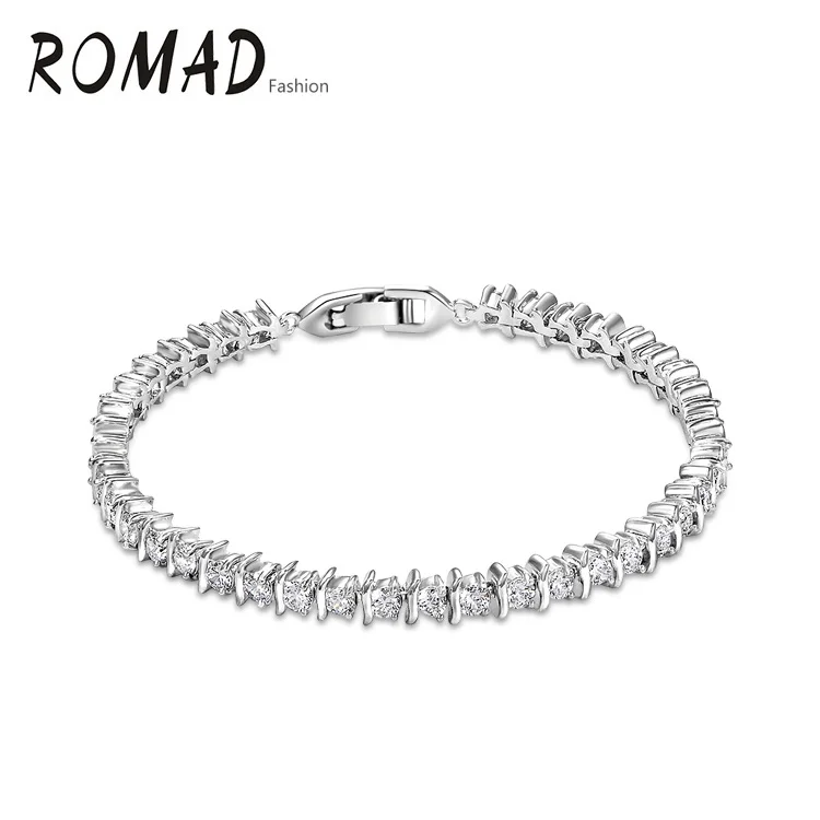 ROMAD Fashion Bracelet Gold Color, trendy jewelry ,wedding gift, Austrian crystal fashion