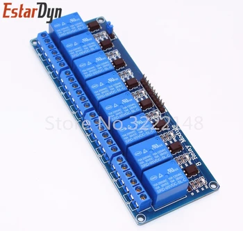 

Free shipping 5pcs With optocoupler 8 channel 8-channel relay module relay control panel PLC relay 5V module
