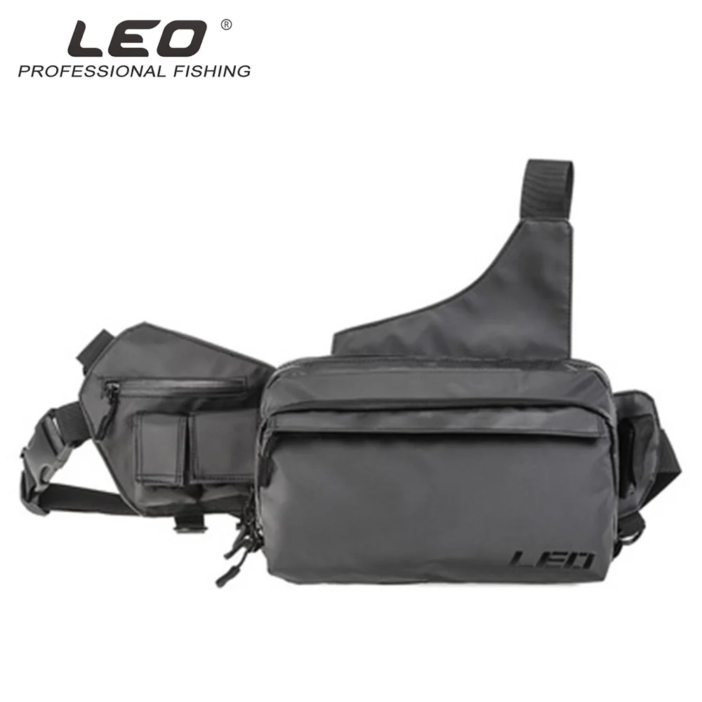 

Leo Fishing Bag EVA Waterproof Fishing Tackle Lure Bag Multipurpose Outdoor Photograph Line Reel Carrier Men Waist/Shoulder Bag