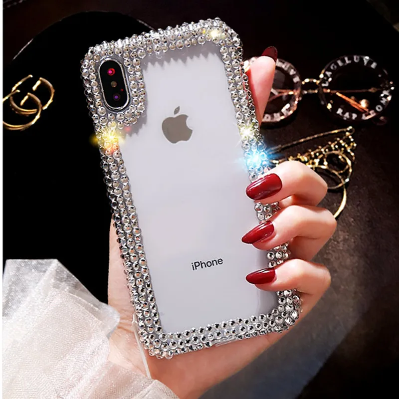 

Luxury Crystal Diamond Phone Case For Samsung Note 10 Lite S10 Lite 2020 A71 5G A81 A91 A70E A51 A41 A31 A21 M40S M31 M21 A01