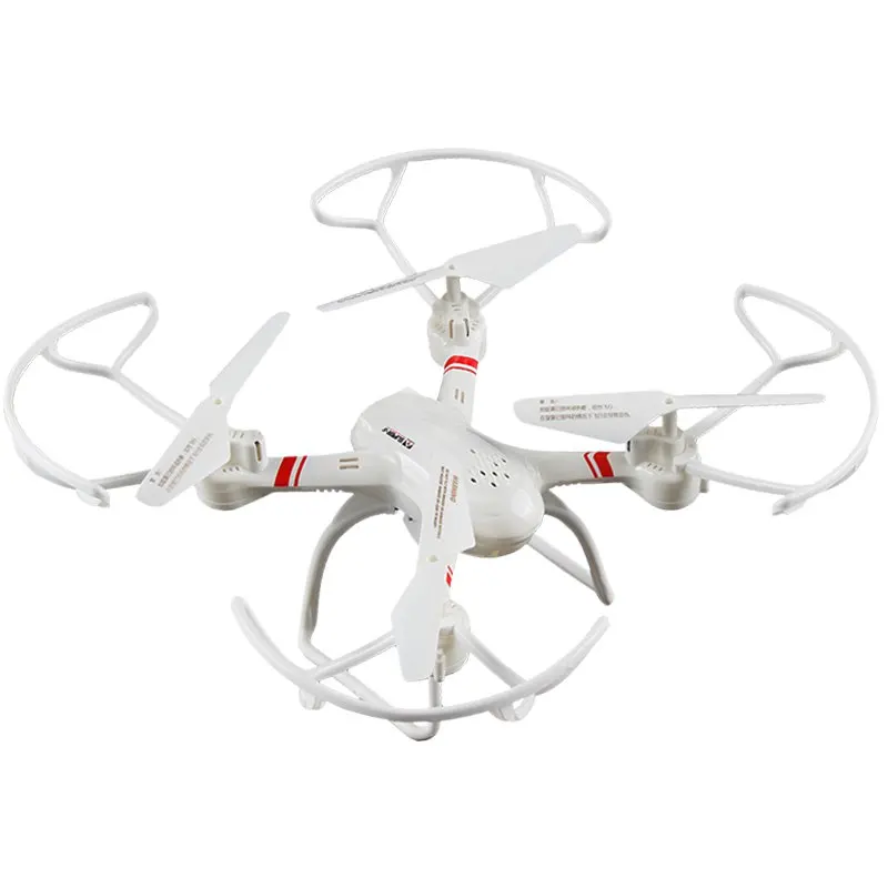  Professional Drones With Mould King UFO 33041A RC 2.4G 4CH 6 Axis Gyro Hover Quadcopter with Propeller Protector Light 