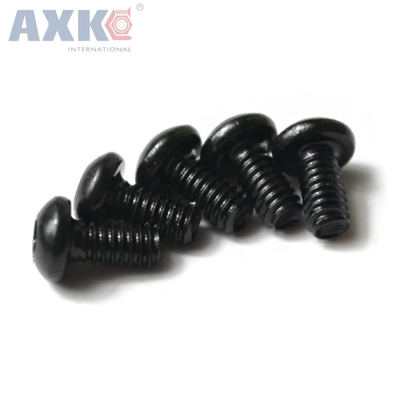 AXK 40 шт. M2 M3 M4 ISO7380 сплав Сталь 10 9 уровень черный шестигранником кнопку Колпачковая