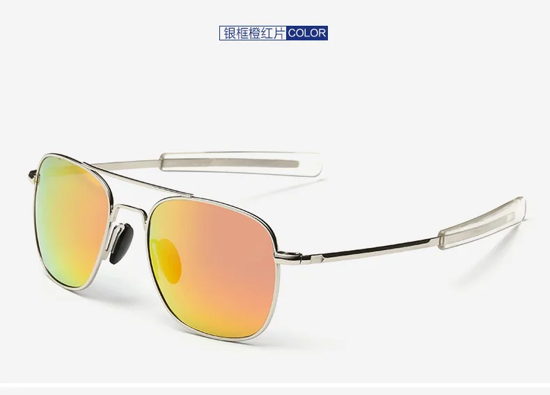 Новые зеркальные очки для водителя Солнцезащитные очки цветные очки