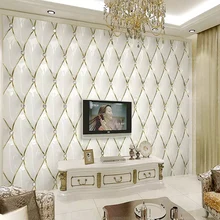 Mural Wallpaper Living-Room Home-Decoration Modern Luxury Tv-Background-Wall Gold 3D