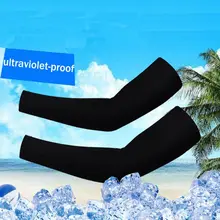 Рыболовный солнцезащитный крем для спорта на открытом воздухе, рукав для бега, велосипедный рукав для верховой езды, черный рукав для защиты рук