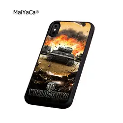 World of tanks Мягкий край жесткий чехол для телефона для iPhone 5S SE 6 6S plus 7 7 plus 8 8 plus X XR XS MAX силиконовый чехол