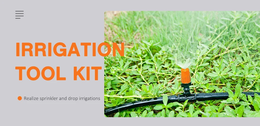 DIY Drip Irrigation Tool Kit Eco-friendly Watering System Set for Garden Plant Flower 