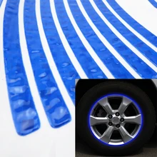 Waterproof Reflective Crystal Wheel Rim Strip Sticker For BMW Mini Cooper Clubman Cuntryman F54 F55 F56 R55 R56 Car Accessories