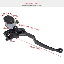 Front Right Brake Clutch Levers Master Cylinder Reservoir Lever Oil Tube Cable