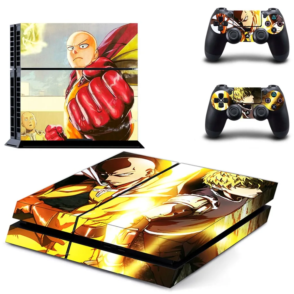 Аниме One Punch Man PS4 наклейка на кожу Виниловая для Sony PlayStation 4 консоль и 2 контроллера