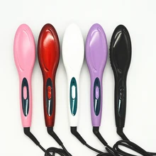 Professional US EU Plug 1pc Hair Straightener Brush Comb Hair Straightening Irons Hair Brush Electric Smoothing