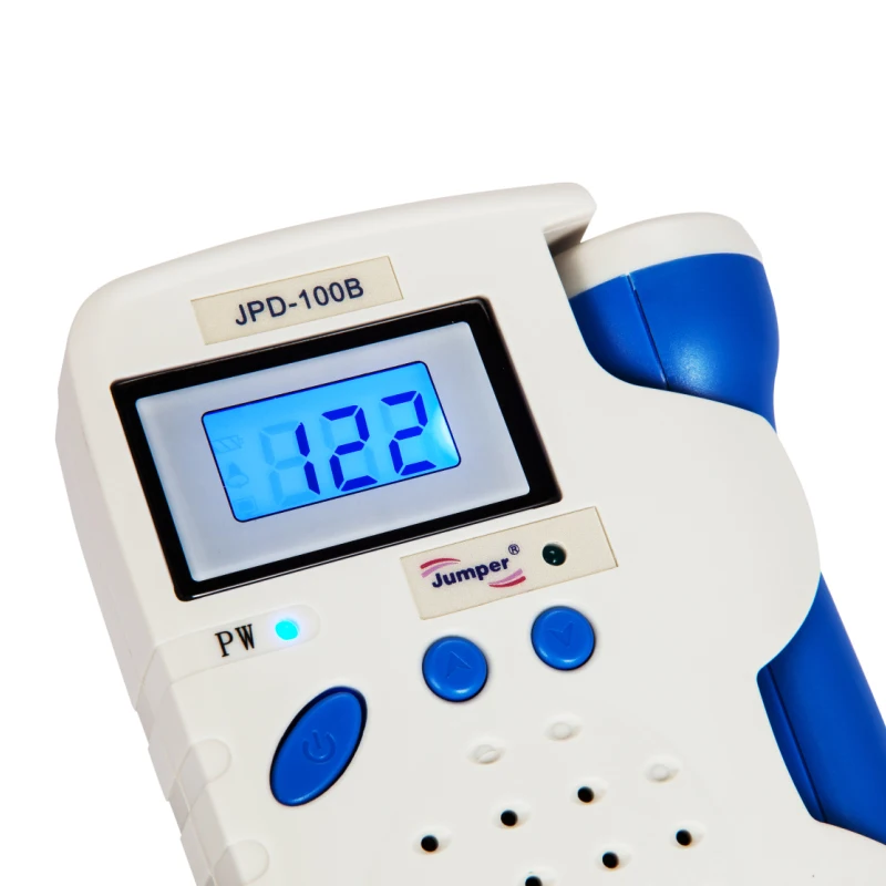 Карманный фетальный допплер пренатальный детский монитор сердечного ритма ЖК-дисплей волновой дисплей фетальный допплер монитор JPD-100B сухая батарея версия