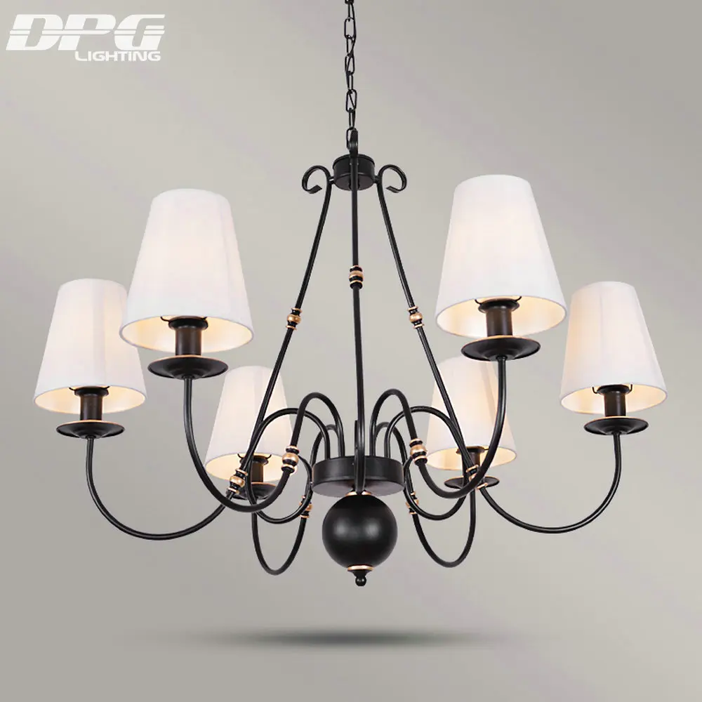 

Chandelier Lighting Fixtures luminaria LED Modern lustre Ceiling Chandeliers Shade Iron Avize Light for Bedroom living room Lamp