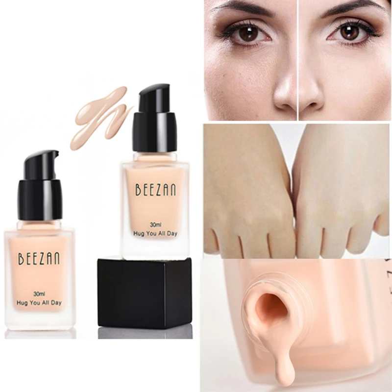 

Face Make Up Foundation Liquid Concealer Nutritious Skin Smooth Moisturizer Face Makeup Whitening 3 Colors Base Cream