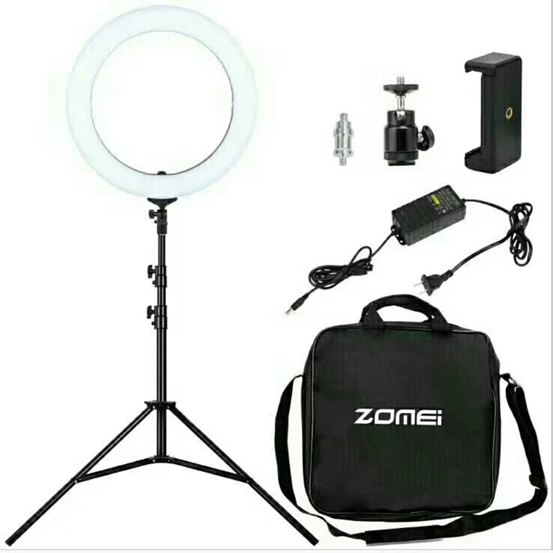 

BePotofone Camera Photo Studio Phone Video 41W 168PCS LED Ring Light 5500K Photography Dimmable Makeup Ring Lamp