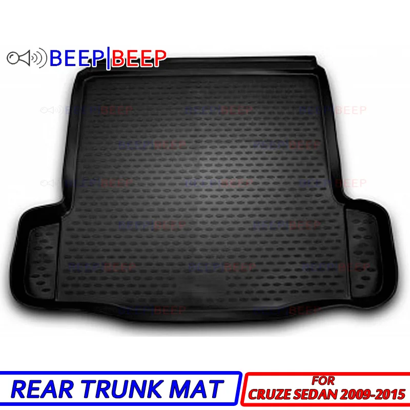 

For Chevrolet Cruze Sedan 2009-2015 car trunk mats liner boot cargo mat tray floor carpet boot cargo rear mat car styling