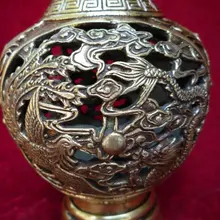 Очень редко Династии мин(сюань de1426-1438) Феникс и дракон ваза