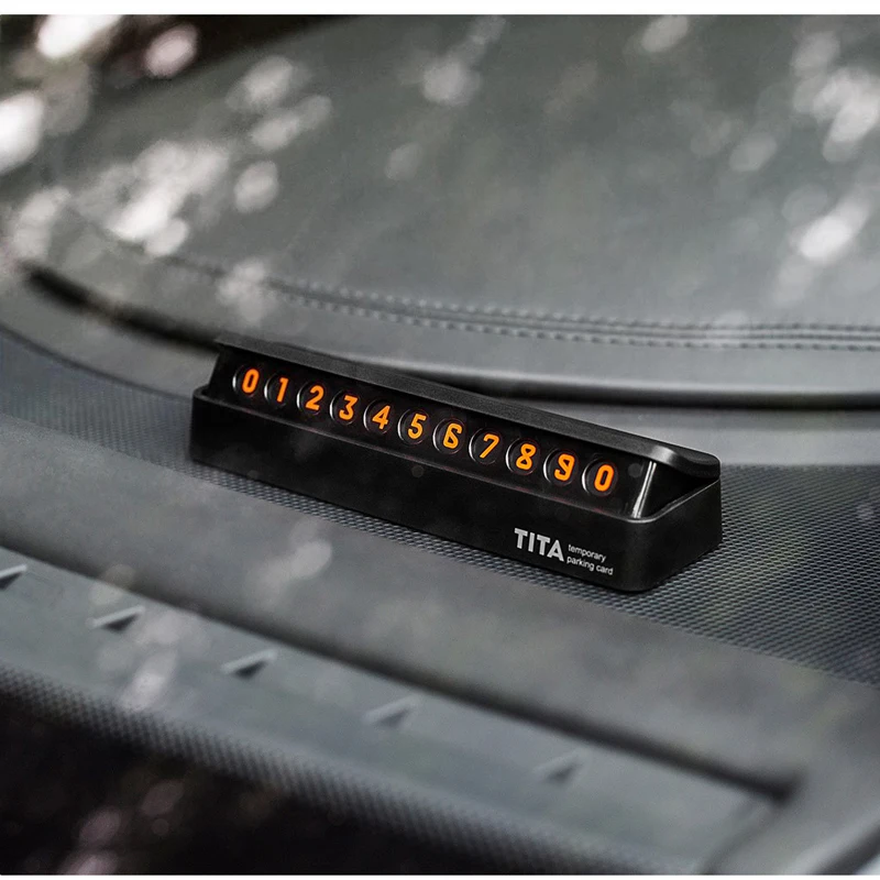Xiaomi TITA временная остановка знак парковки автомобиля номер карты может скрывать