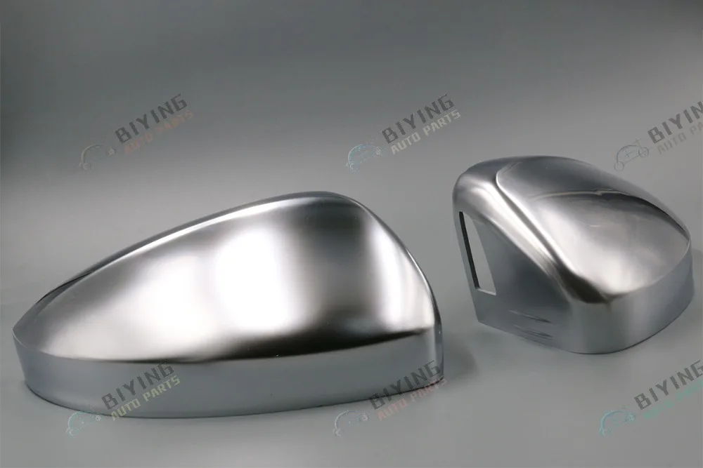 

Matt Chrome Silver Mirror Cover Rear view Side Mirror Cap Housing USE For VW MQB Tiguan MK2