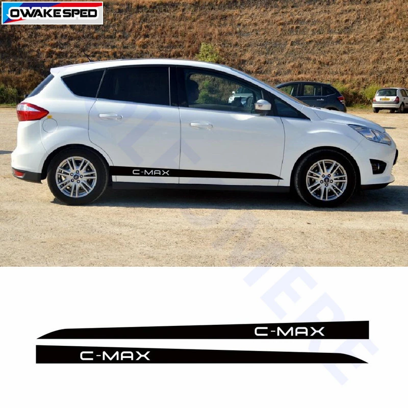 For Ford C Max Sport Styling Side Skirt Strips 4 Doors Customized Body Decals Auto Professional Stickers Creative Sticker Car Stickers Aliexpress