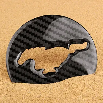 

Hot Carbon Fiber Steering Wheel Panel Trim Emblem for Ford Mustang 2015-2017 JLD