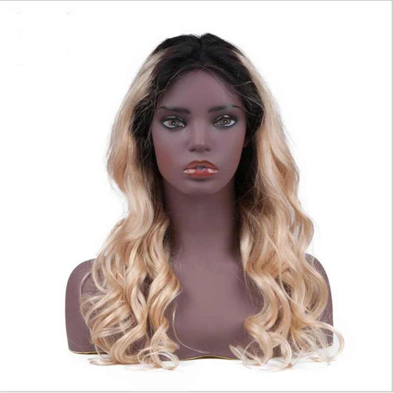 

Afro-American Female Realistic Manikin Head Bust Sale For Jewelry Hat Earring Lace Wig Display Maniqui Head Model Wig Stand