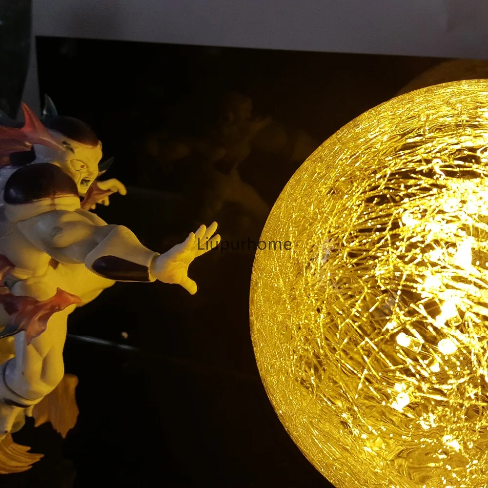 Dragon Ball Z Сон Гоку против Фриза DIY Светодиодная настольная лампа Dragon Ball Super DBZ Son Goku Lampara Luces Led Decoracion Dormitorio