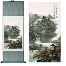 Пейзаж художественная живопись супер качество традиционное китайское искусство живопись Домашний офис украшение китайская живопись