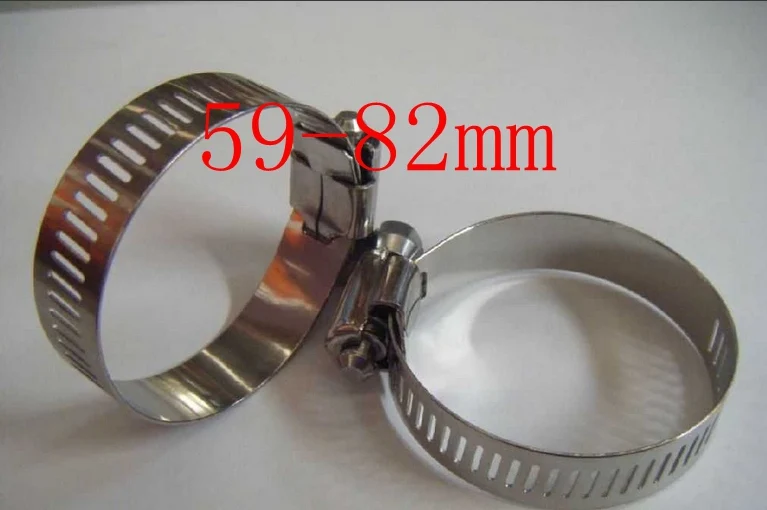 59 82mm,304,321,316 Stainless steel hose hoops,clamp hoop,pipe clamp