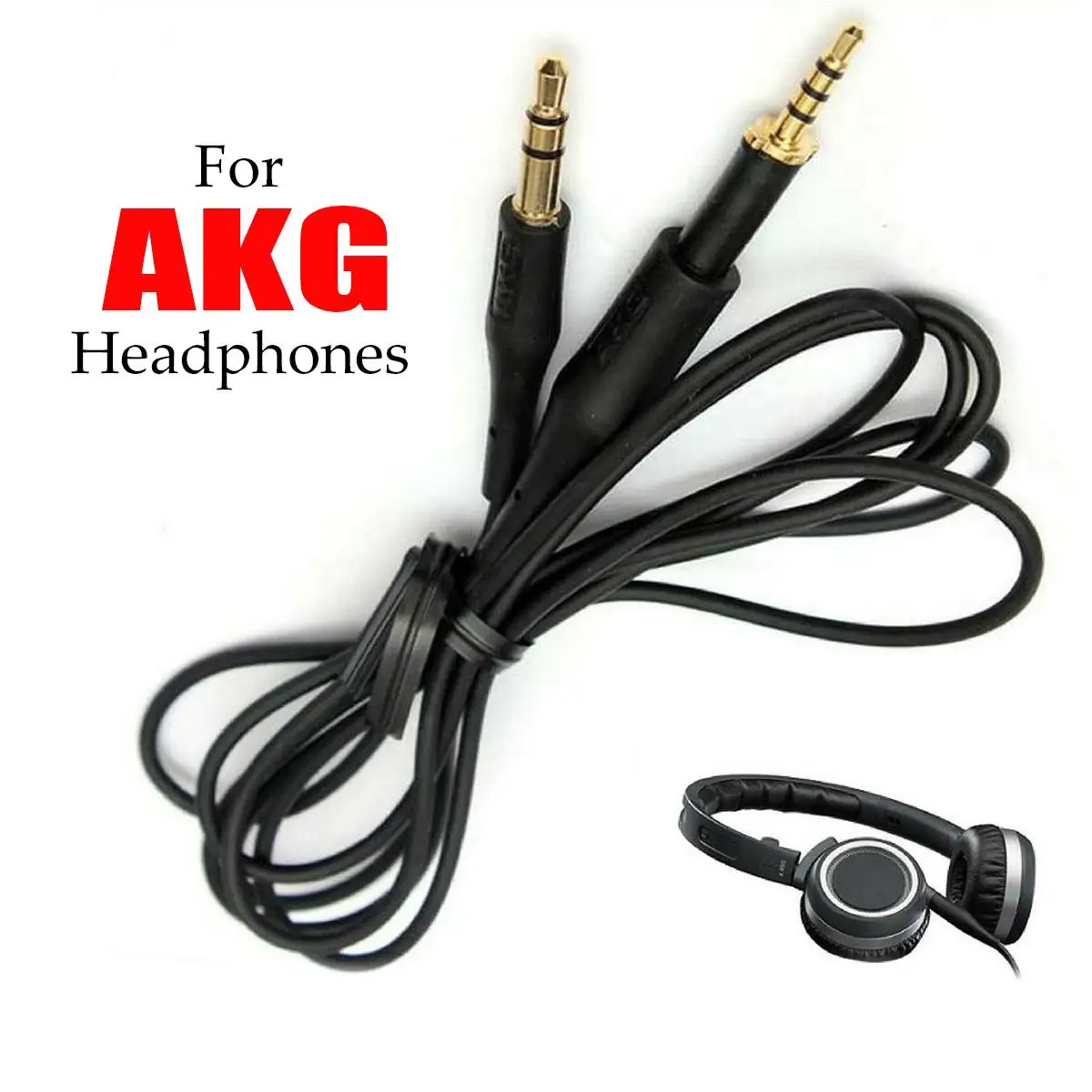 

Cable Male Jack Male Audio Stereo Headset Headphone Cable Wire Auxiliary Cord for AKG K450 K430 K480 K451 K452 Q460