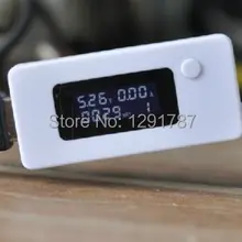 ЖК-дисплей USB Зарядное устройство Ёмкость ток Напряжение метр тестер Вольтметр и амперметр для телефона power bank