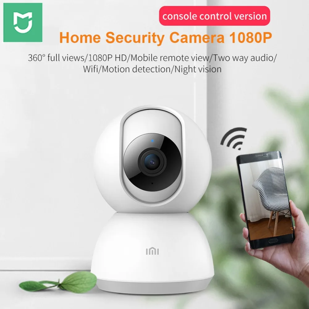 Xiaomi Mijia, умная ip-камера, 1080 P, WiFi, умный детский монитор, панорамирование наклона, ночное видение, 360 градусов, обнаружение, монитор безопасности