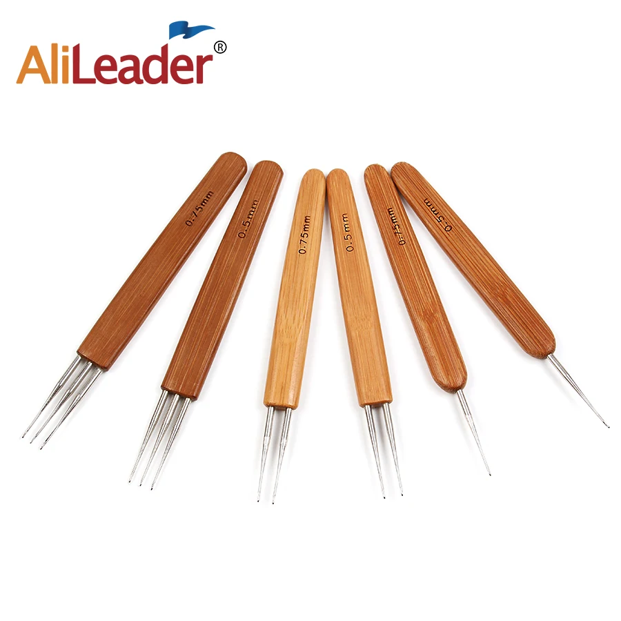 1/2/3 Eouble Ended Dreadlocks Crochet Needles For Hair Sewing Needle