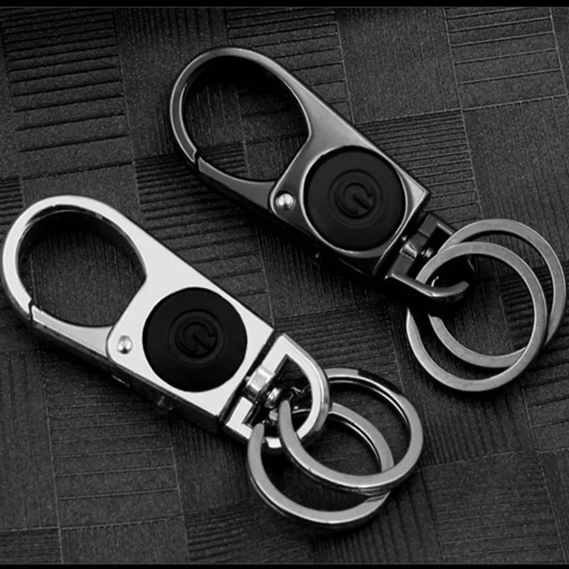 

Bycobecy LED Lighting High Quality Key Holder DIY EDC Car Key Organizer Fashion Key Wallets Keychain New Metallic Housekeeper