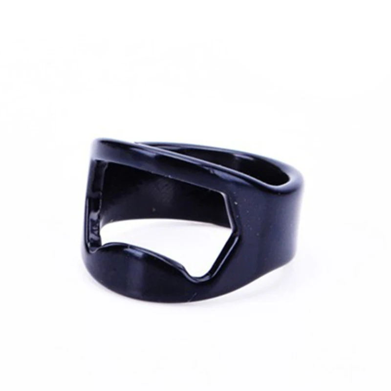 

Creative Stainless Steel Beer Openers Finger Ring Ring-Shape Beer Bottle Opener Bar Tools