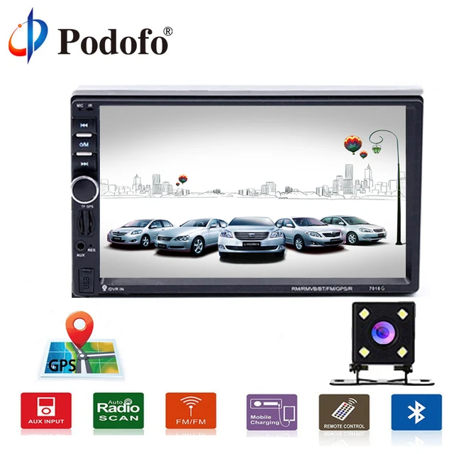 Best Offers Podofo 2 Din 7" Car Radios Player Touch Multimedia Player Car Radio GPS Player Bluetooth Car Audio With Rear View Camera 7018G Best Offers Podofo 2 Din 7" Car Radios Player Touch Multimedia Player Car Radio GPS Player Bluetooth Car Audio With Rear View Camera 7018G