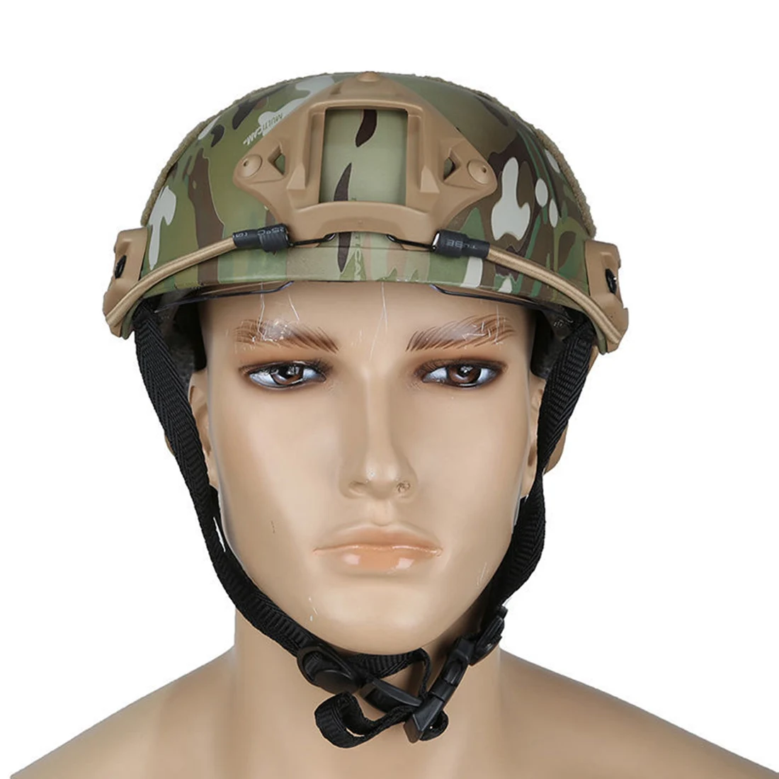 

Tactical Safety Helmet with Goggles for Nerf/for Airsoft Outdoor Activities - CP Camouflage