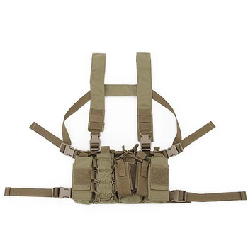 

New Outdoor Tactical Chest Rig Airsoft Hunting Vest Molle Pouch Simple Military Tactical Vest with Magazine Pouch