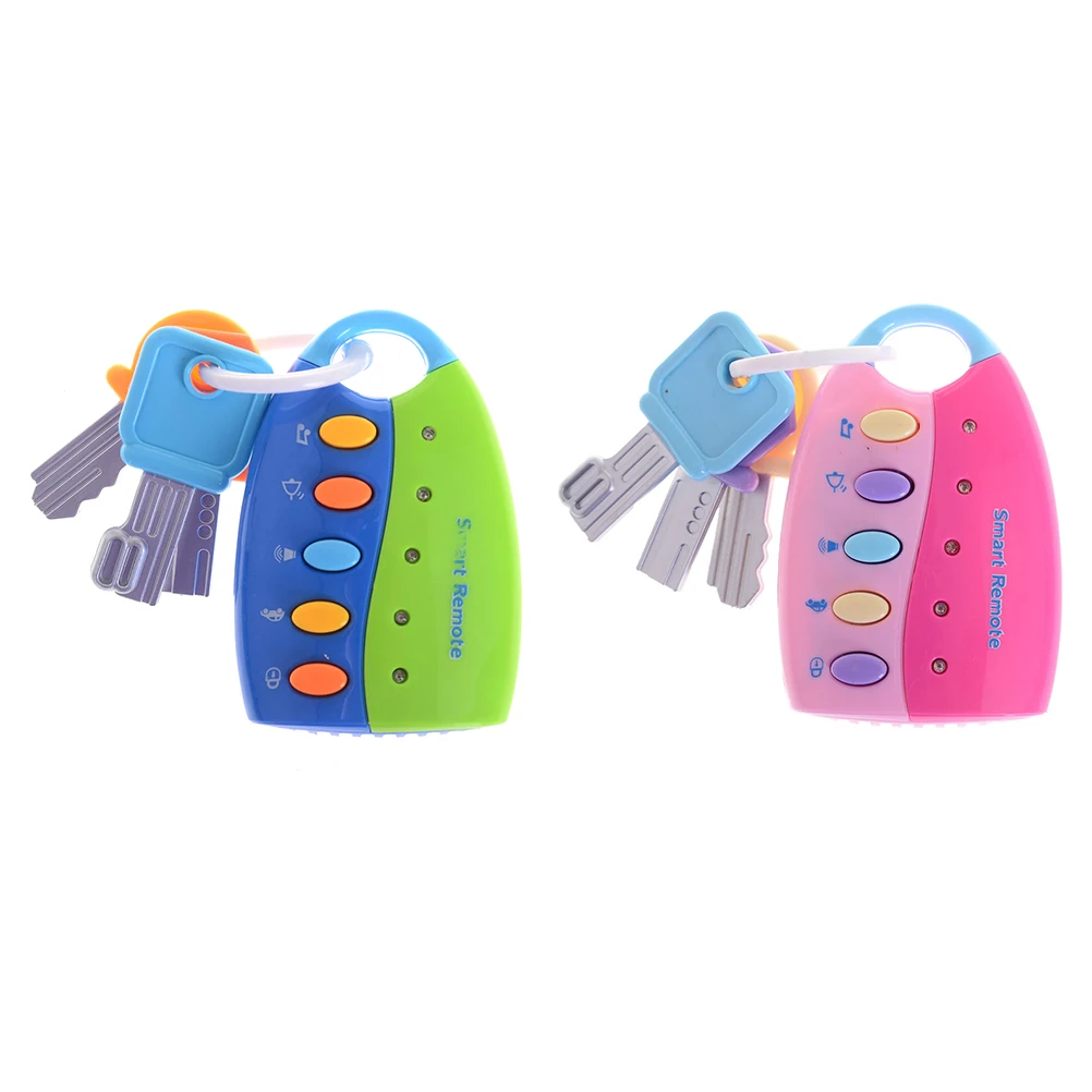 New Baby Toy Musical Car Key Toy Smart Remote Car Voices Pretend Play Education
