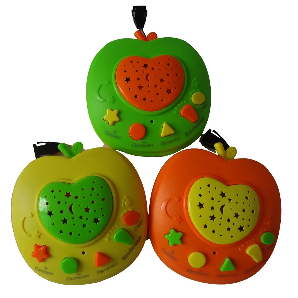 

QITAI New Russian Apple Stories Teller,Baby phone kids education toys Russia Learning Machine Children Educational Learning Toy