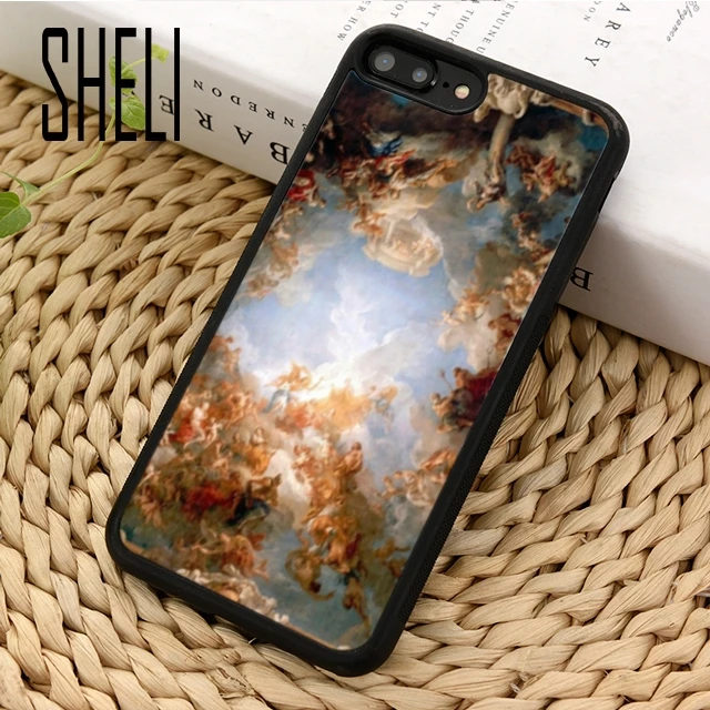 

SHELI palace of versailles The Creation of Adam Art Phone Case Cover For iPhone 6 6S 7 8 X XR XS max 5S Galaxy S6 S7 S8 S9 Plus
