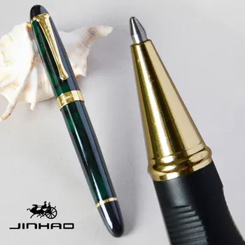 

ROLLER BALL PEN JINHAO X450 DARK GREEN AND GOLDEN LUXURY OFFICE SHOOL PEN PURPLE BLACK BLUE RED 21 COLORS FOR CHOICE JINHAO 450