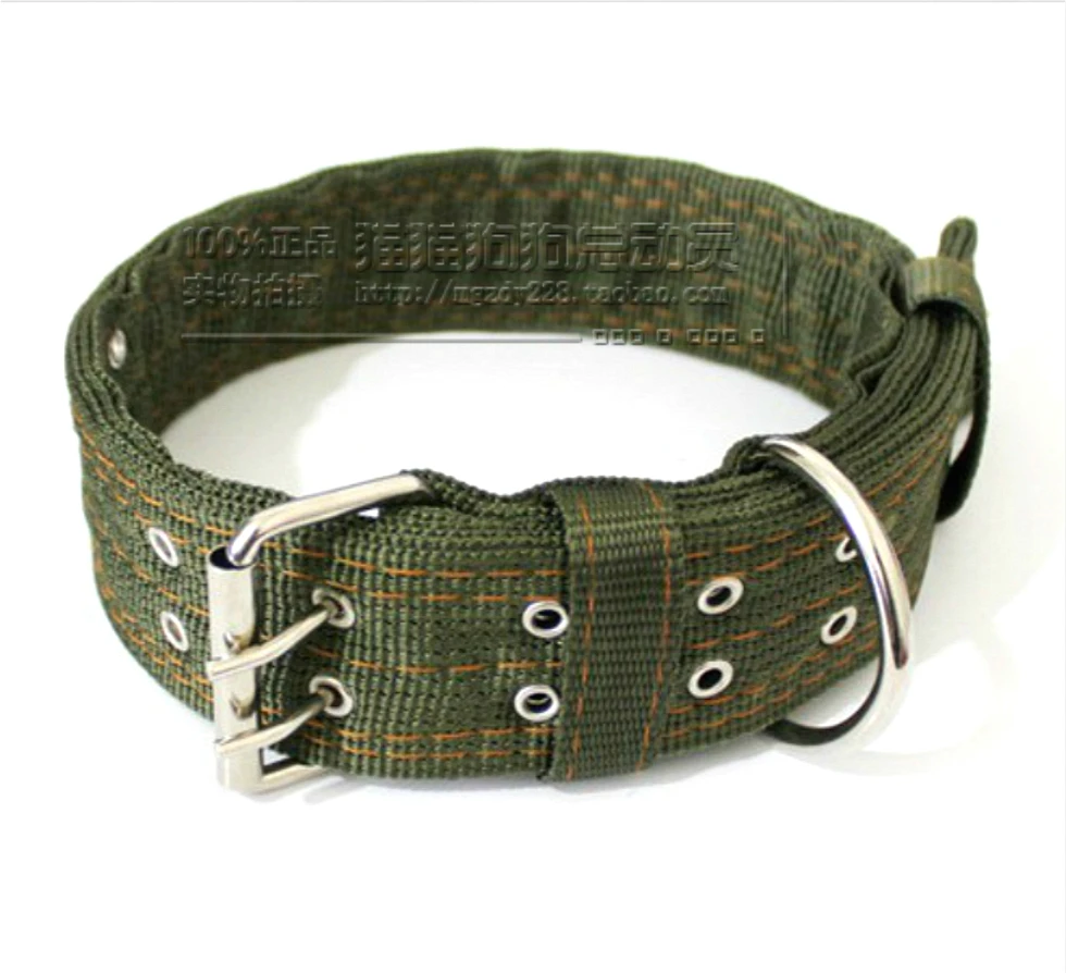 Pet Collars for large dogs four layers thick nylon webbing dog collar