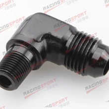 AN6 6AN AN-6 до 1/" NPT 90 градусов мужской алюминиевый фитинг адаптер