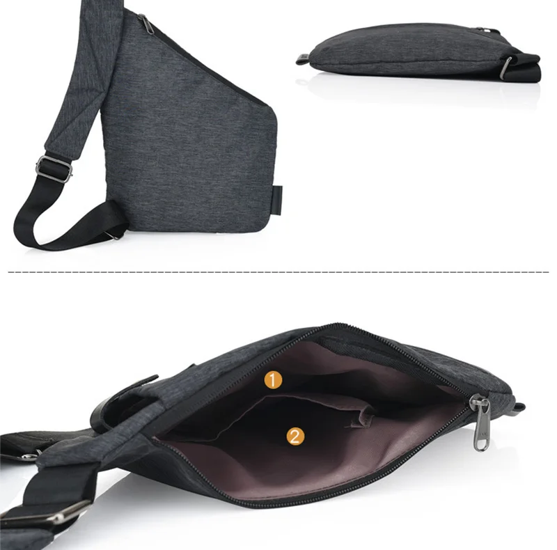 Новые дизайнерские сумки через плечо с защитой от кражи для мужчин, сумка-мессенджер, нагрудная сумка, Повседневная сумка, сумка на одно плечо