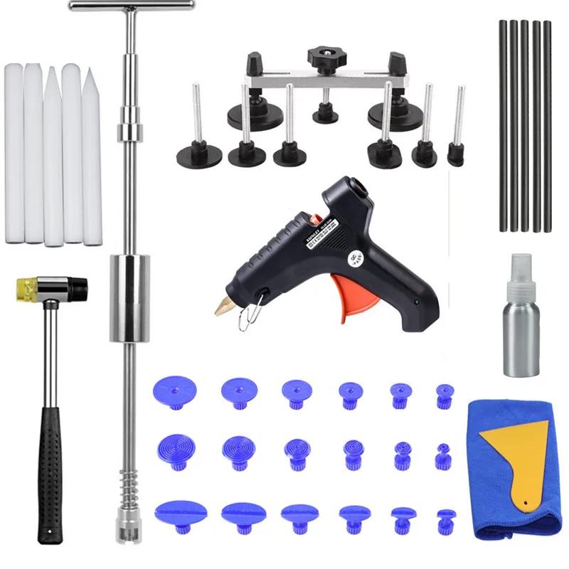

PDR Tools Glue tabs remove of dent Paintless Dent Removal Tools Bridge puller reverser hammers Glue Puller Hand Tools