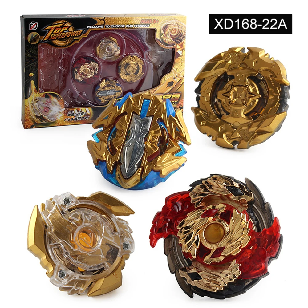 XD168-22 Beyblades Busrt 4 шт. гироскопические игрушки для детей с пусковым устройством и боевым диском -- 203017