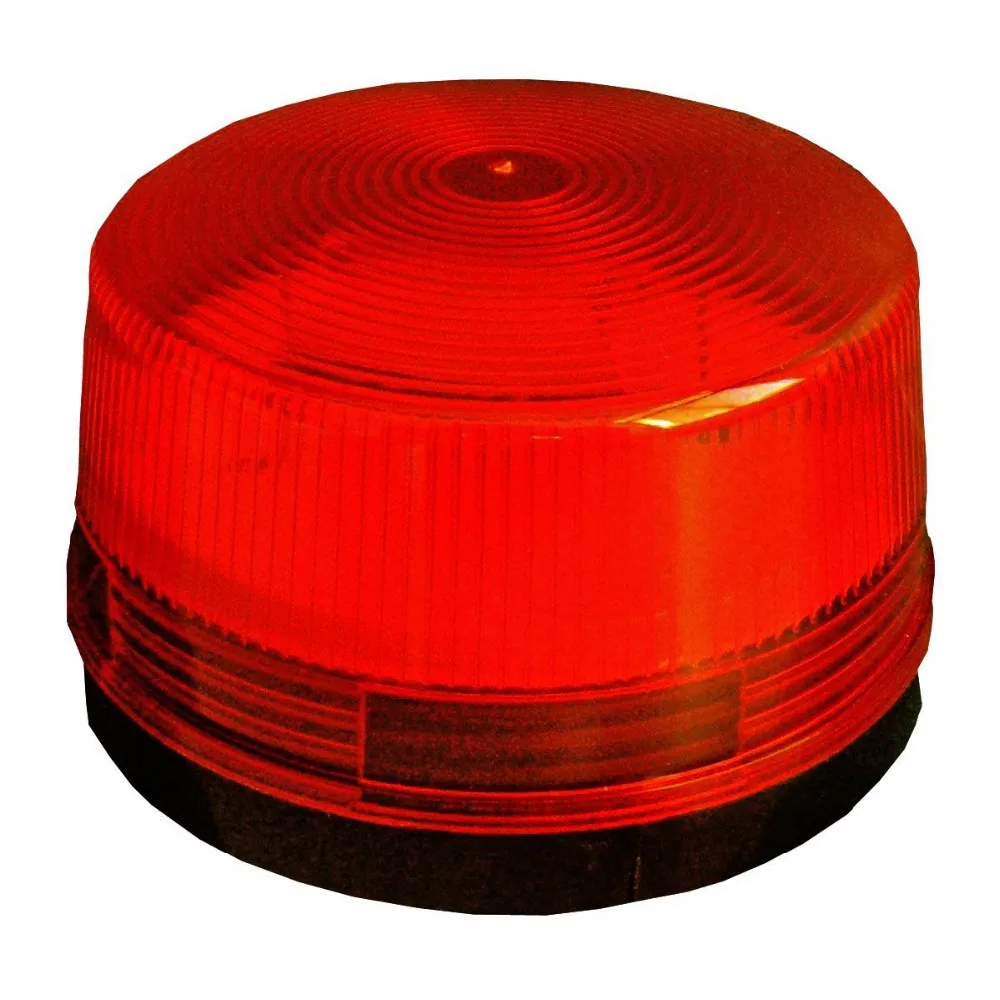 100 шт красный светодиодный Вспышка Сирена 12 в безопасности свет Строб сигнала тревоги Предупреждение Лампа Singal