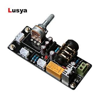 

M4C headphone Amplifier Protection Board Preamp Plate With Potentiometer Single AC12V-15V Hifi Assembled T0068